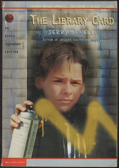 The Library Card by Jerry Spinelli front cover
