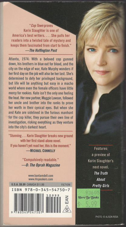 Cop Town by Karin Slaughter back cover