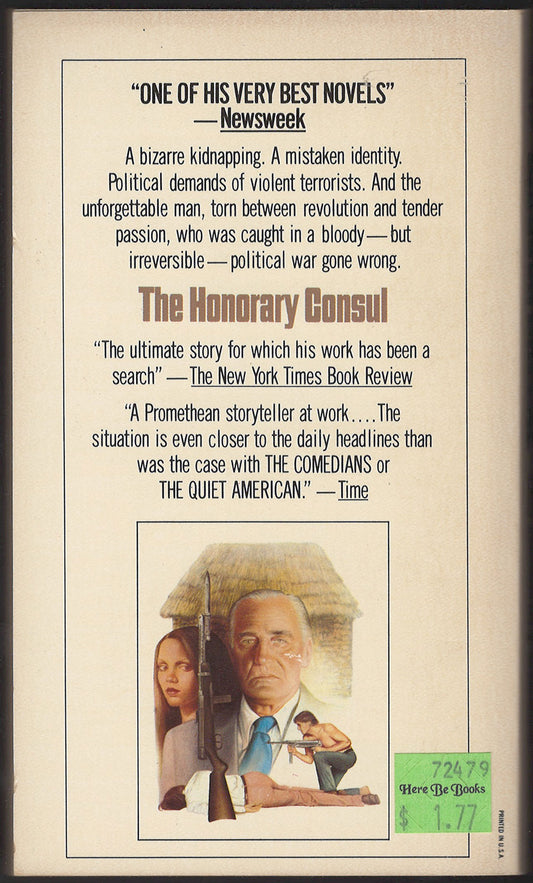 The Honorary Consul by Graham Green back cover