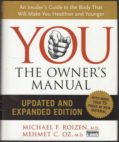 YOU: The Owner's Manual by Michael F. Roizen, Mehmet Oz front cover