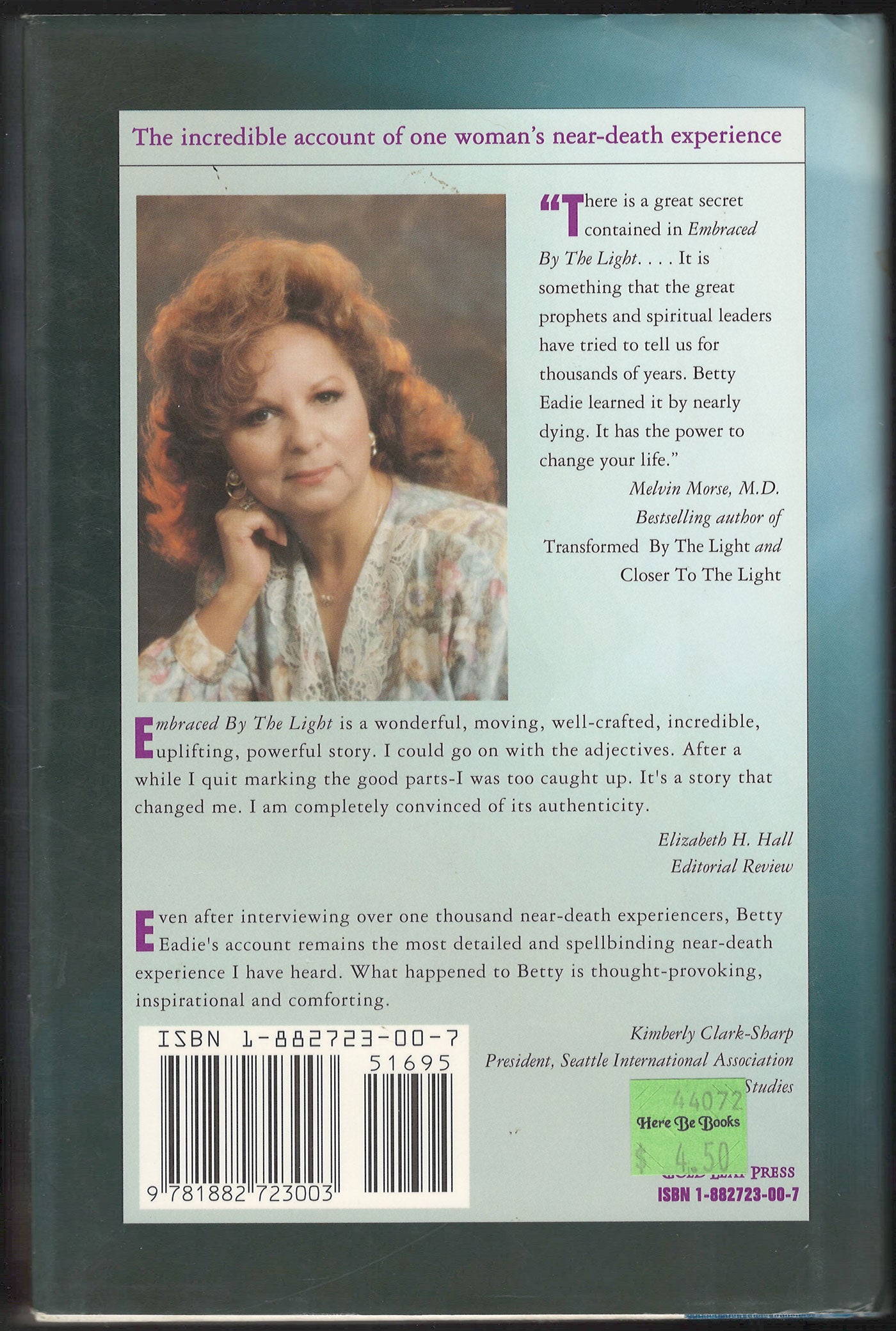 Embraced by the Light by Betty J. Eadie back cover