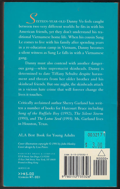 Shadow of the Dragon by Sherry Garland back cover