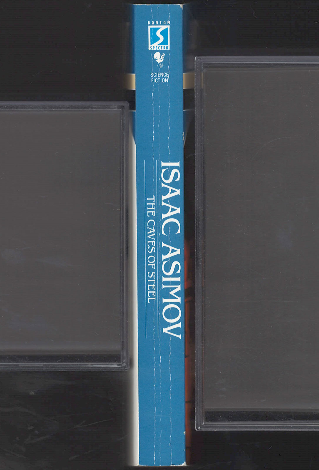 The Caves of Steel by Isaac Asimov spine