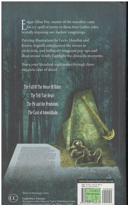 Illustrated Edgar Allan Poe back cover