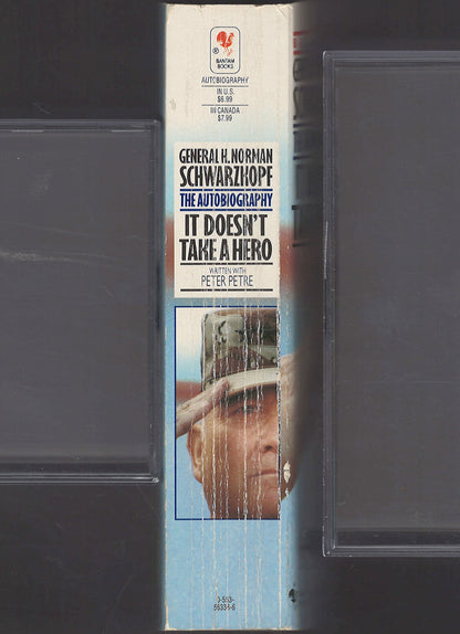 It Doesn't Take a Hero by Norman Schwarzkopf spine