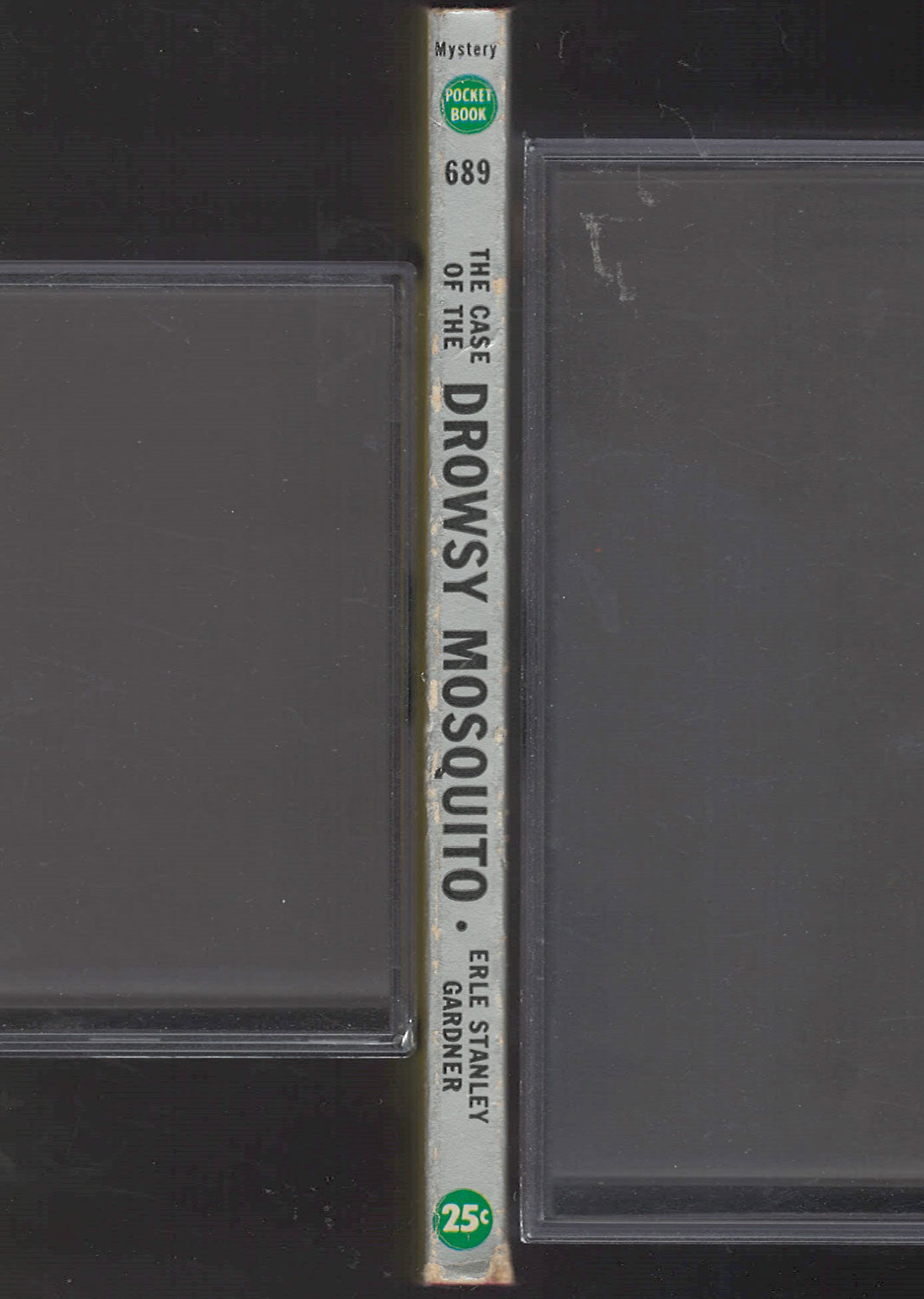 Book spine of The Case of the Drowsy Mosquito by Erle Stanley Gardner 