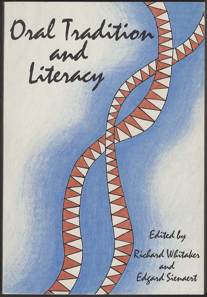 Front cover of Oral Tradition and Literacy with a stylized design.