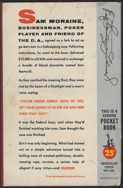 This is Murder by Erle Stanley Gardner back cover