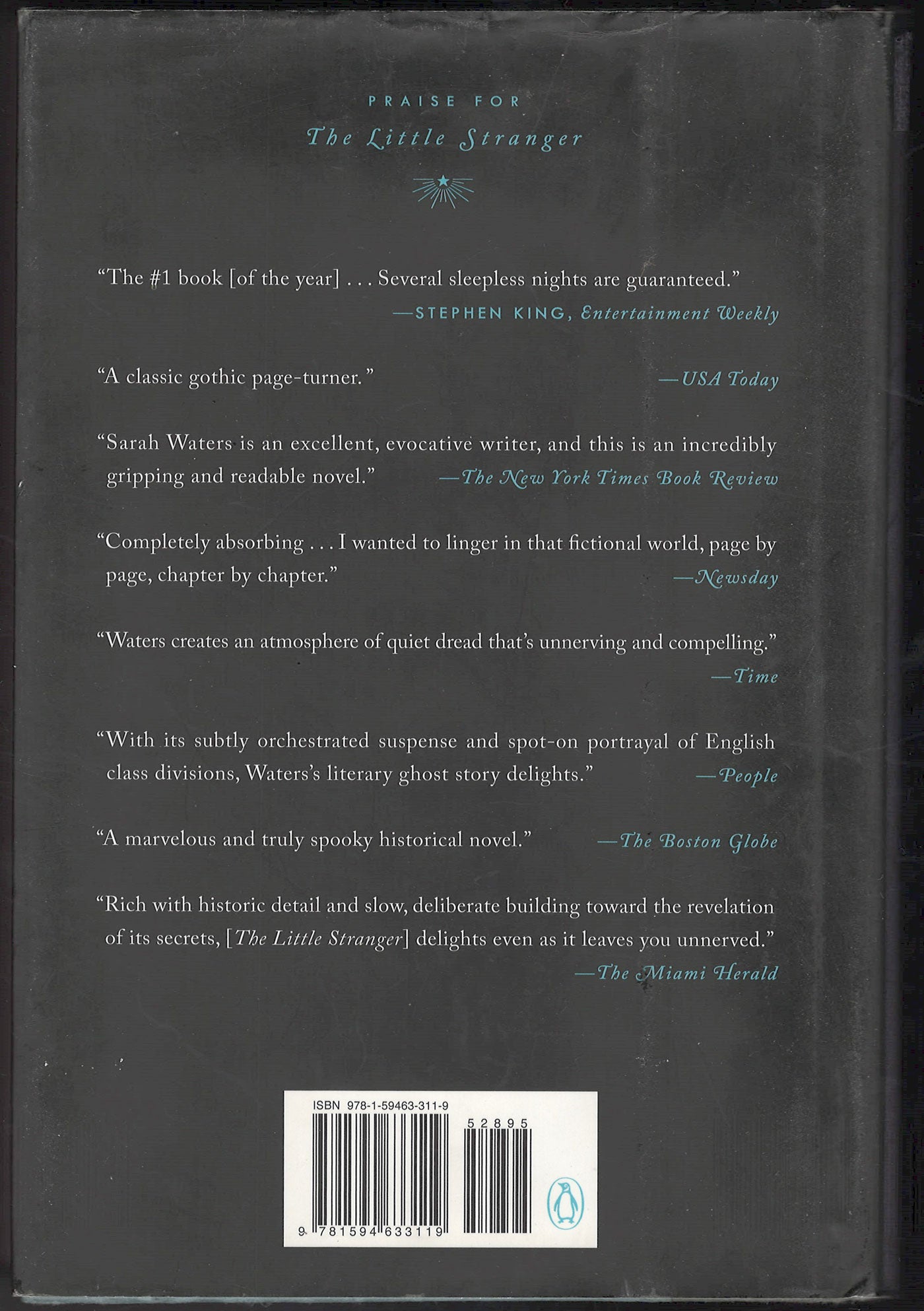 The Paying Guests by Sarah Waters back cover