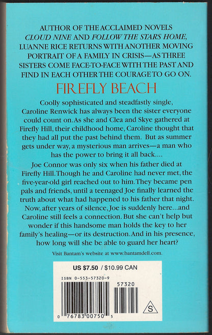 Firefly Beach by Luanne Rice back cover