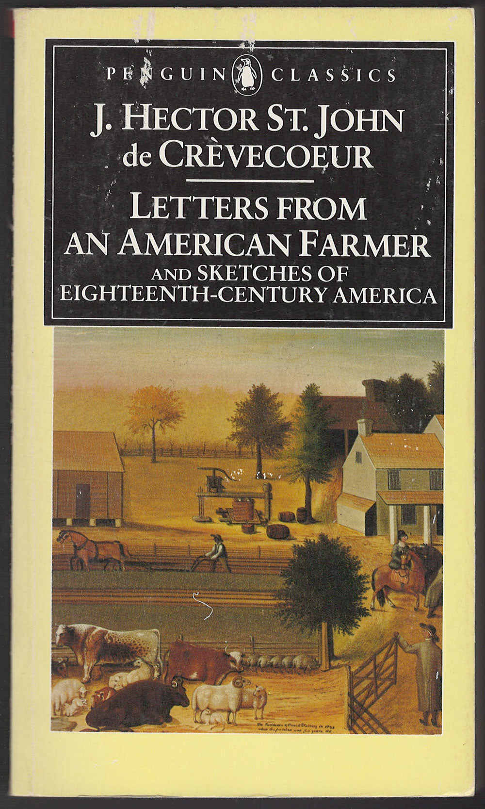 Letters from an American Farmer and Sketches of Eighteenth-Century America front cover