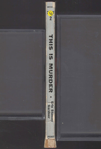 This is Murder by Erle Stanley Gardner spine