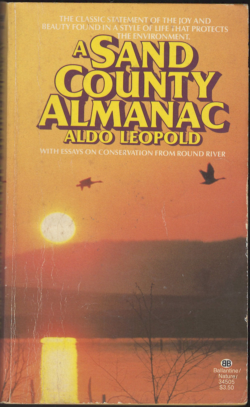 Sand County Almanac by Aldo Leopold front cover