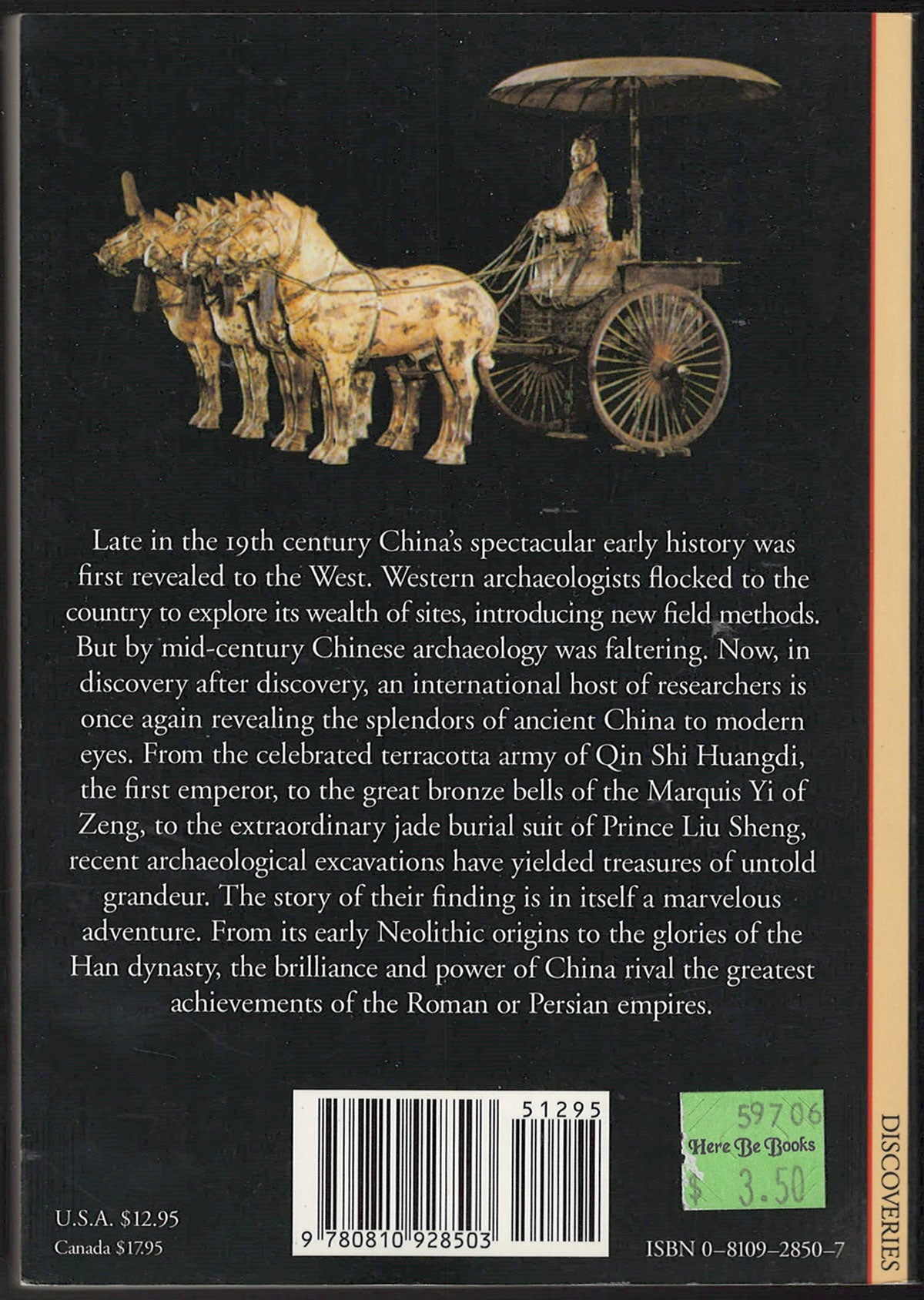 Discoveries: Search for Ancient China back cover