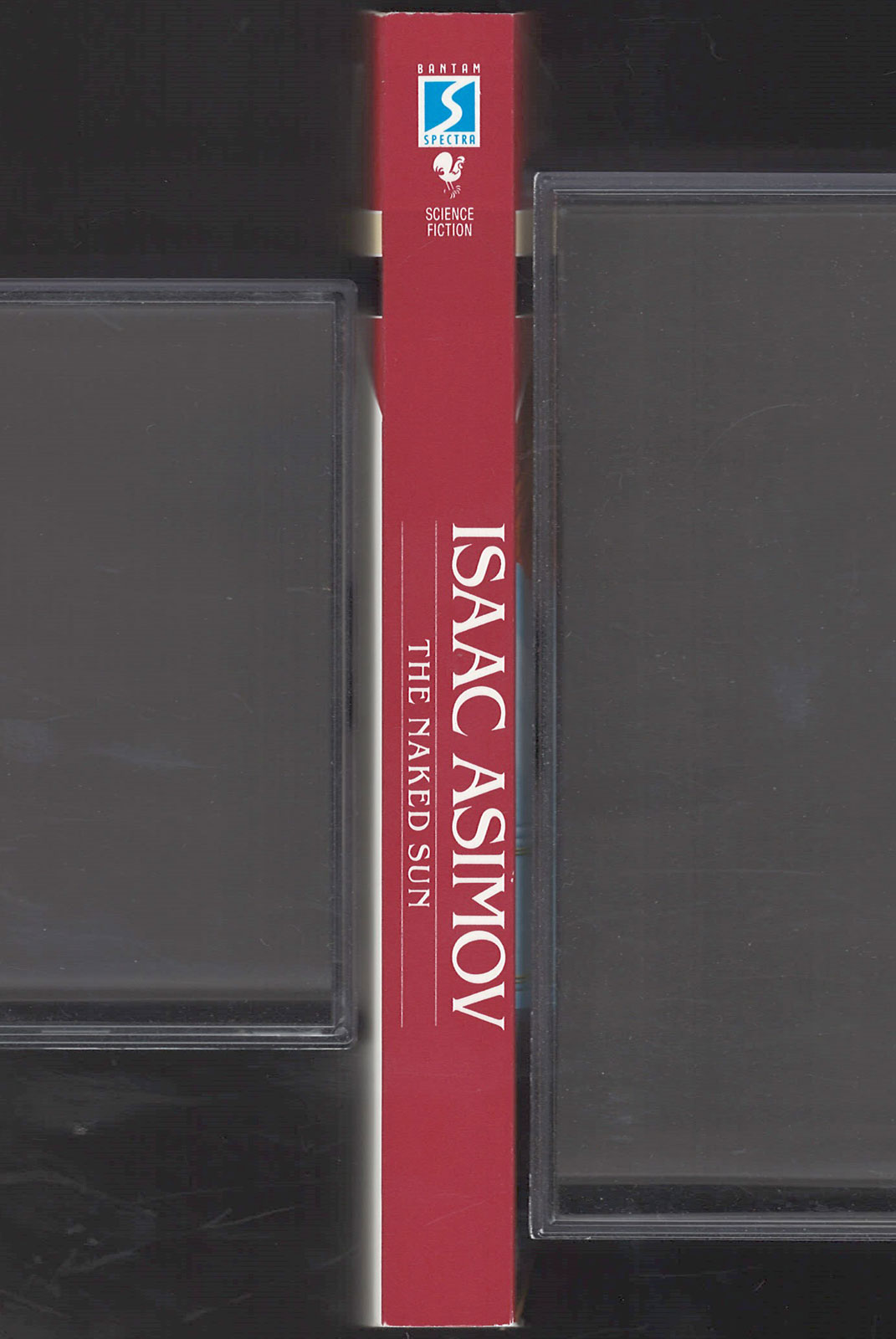 The Naked Sun by Isaac Asimov spine
