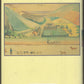 Back cover of Roverandom by J.R.R. Tolkien with an illustration of a farm with people and dogs on a yellow background