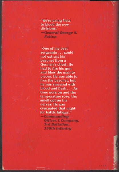 The Unknown Battle: Metz, 1944 by Anthony Kemp back cover