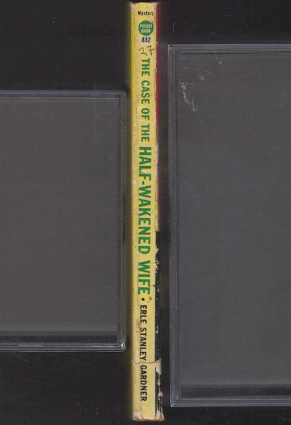 The Case of the Half-Wakened Wife by Erle Stanley Gardner spine