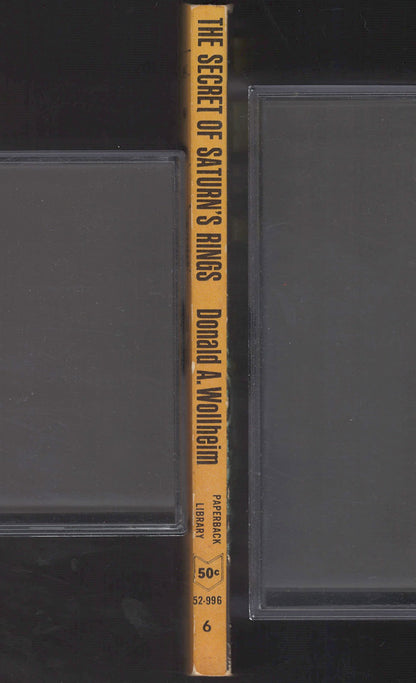 The Secret of Saturn's Rings by Donald Wollheim spine