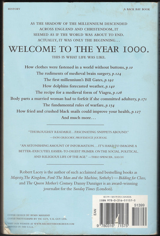 Year 1000 What Life Was Like at the Turn of the First Millennium back cover