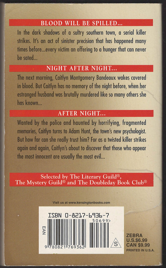 The Night Before by Lisa Jackson back cover