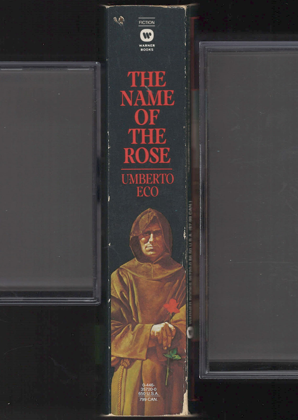 The Name of the Rose by Umberto Eco spine