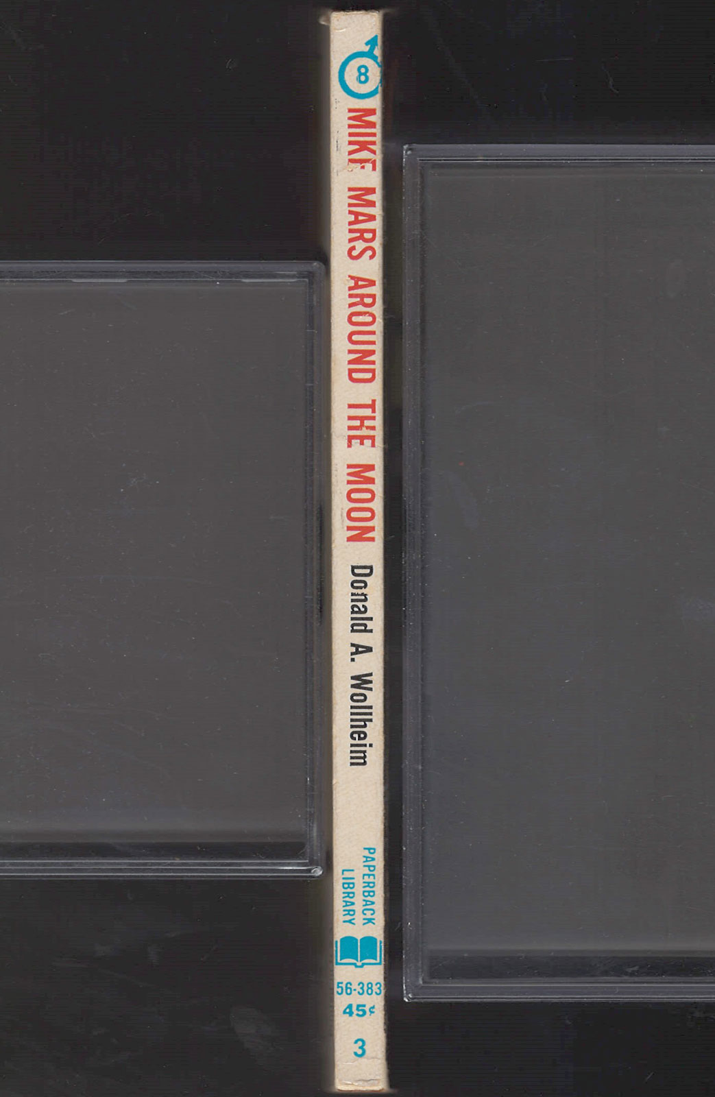 Mike Mars Around the Moon by Donald Wollheim spine