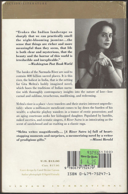 A River Sutra by Gita Mehta back cover