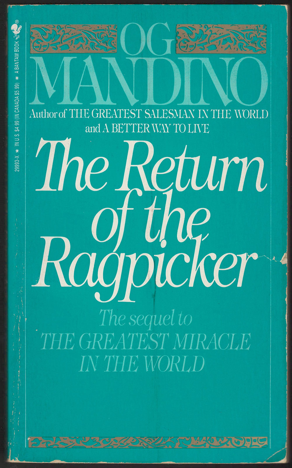 The Return of the Ragpicker by Og Mandino front cover