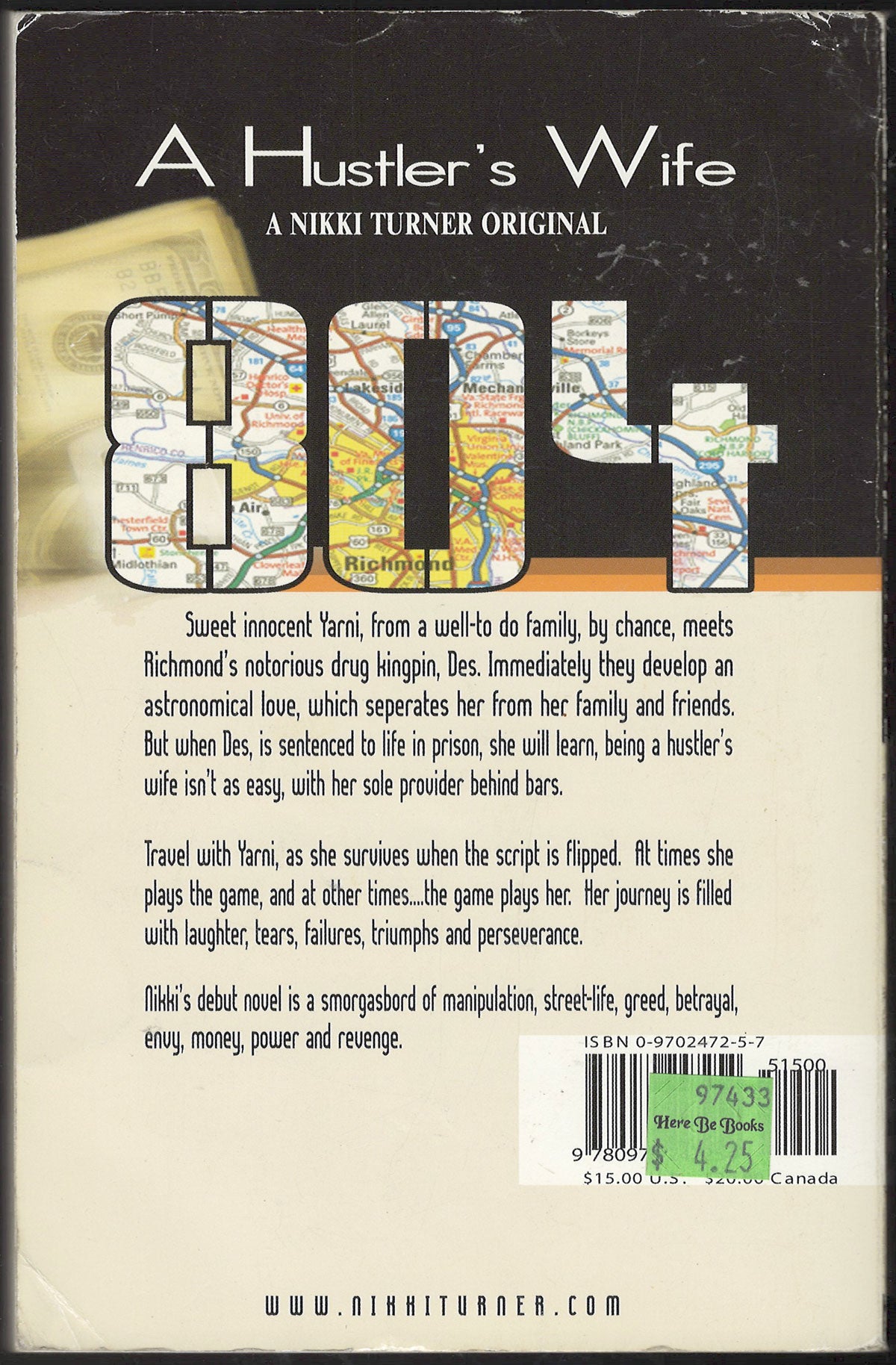 A Hustler's Wife by Nikki Turner back cover