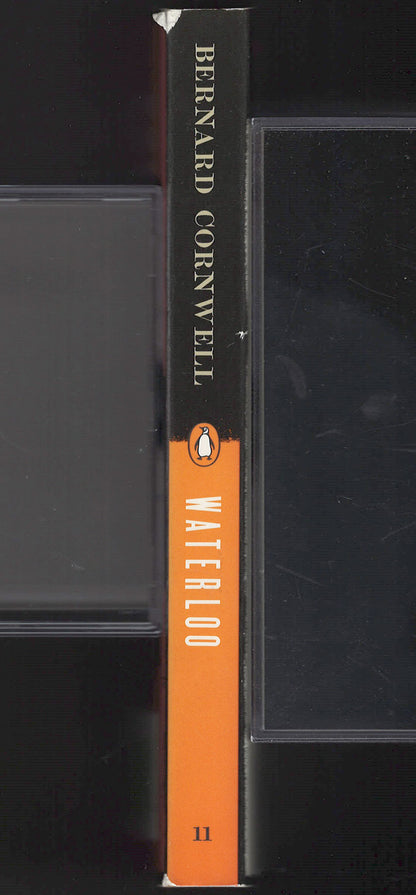 Waterloo by Bernard Cornwell spine