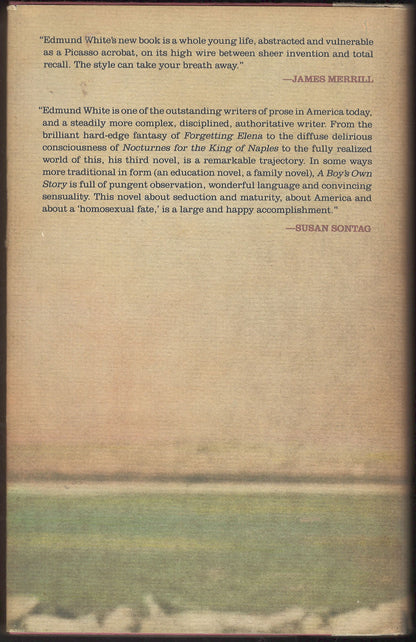 A Boy's Own Story by Edmund White back cover
