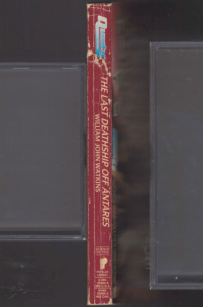 The Last Deathship Off Antares by William Watkins spine