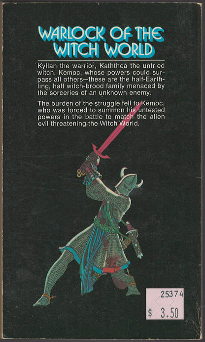 Warlock of the Witch World by Andre Norton back cover