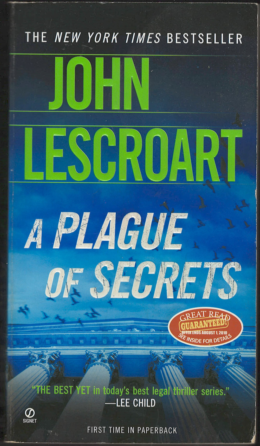 A Plague of Secrets by John Lescroart front cover