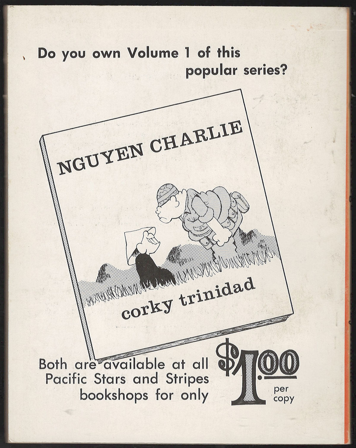 Sorry 'Bout That, Sarge by Corky Trinidad back cover