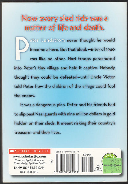 Snow Treasure by Marie McSwigan back cover