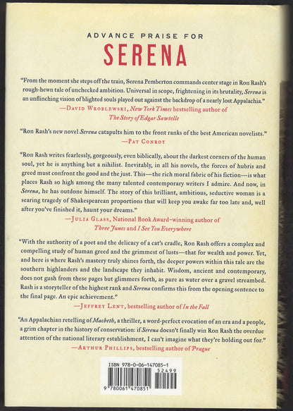 Serena by Ron Rash back cover