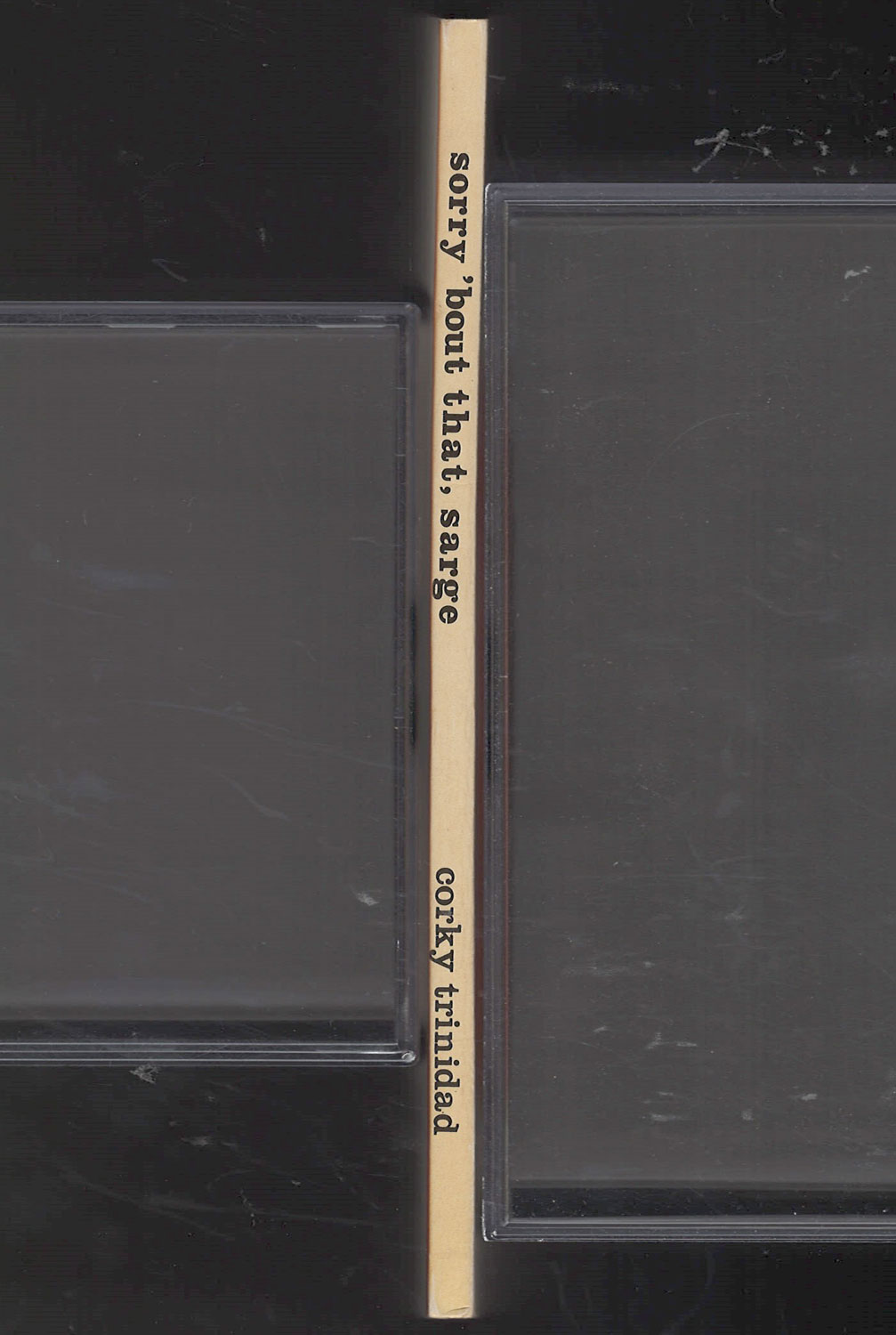 Sorry 'Bout That, Sarge by Corky Trinidad spine