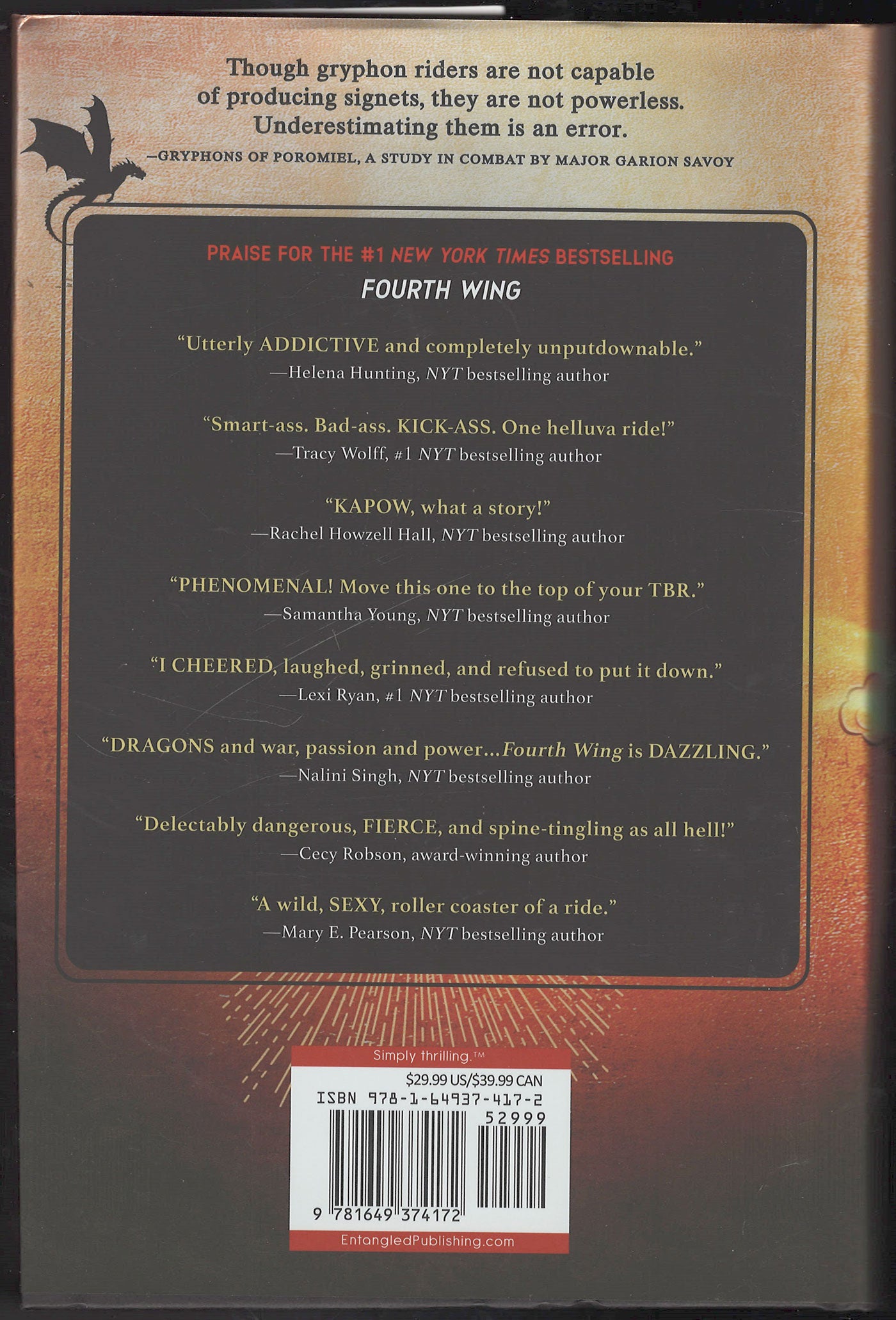 Iron Flame by Rebecca Yarros back cover