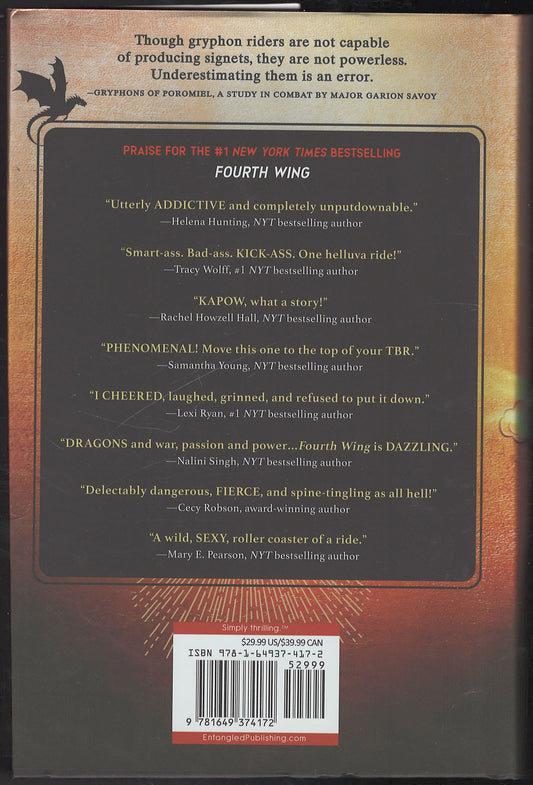 Iron Flame by Rebecca Yarros back cover