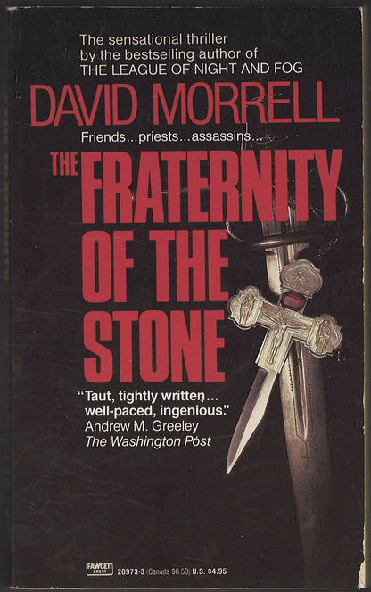 Fraternity of Stone by David Morrell front cover