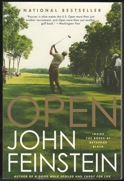Open: Inside the Ropes at Bethpage Black by John Feinstein front cover