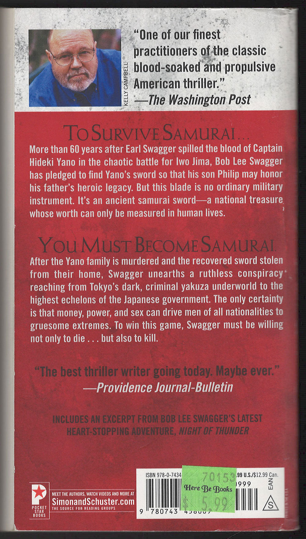 The 47th Samurai by Stephen Hunter back cover