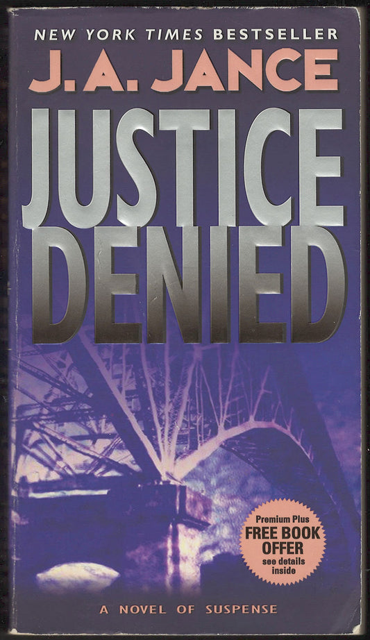 Justice Denied by J. A. Jance front cover