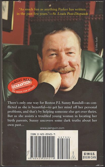 Melancholy Baby by Robert Parker back cover