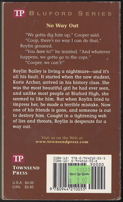 Secrets in the Shadows by Anne Schraff back cover