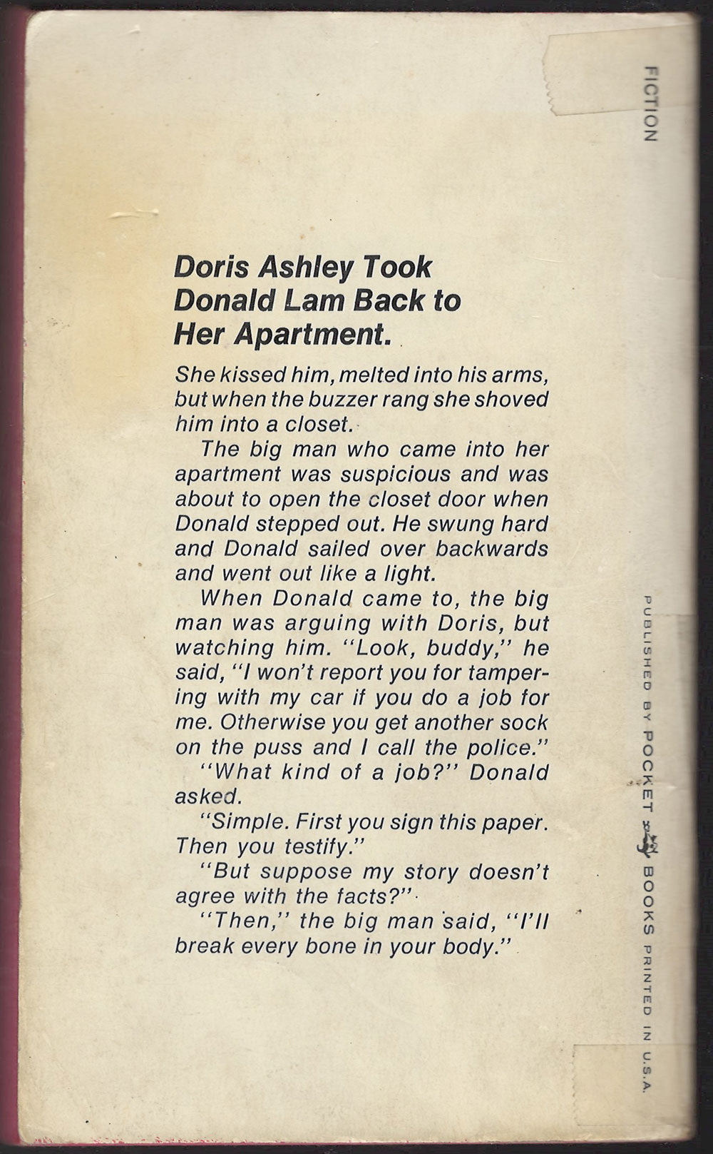 Shills Can't Cash Chips by A. A. Fair back cover