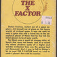 The X Factor by Andre Norton back cover