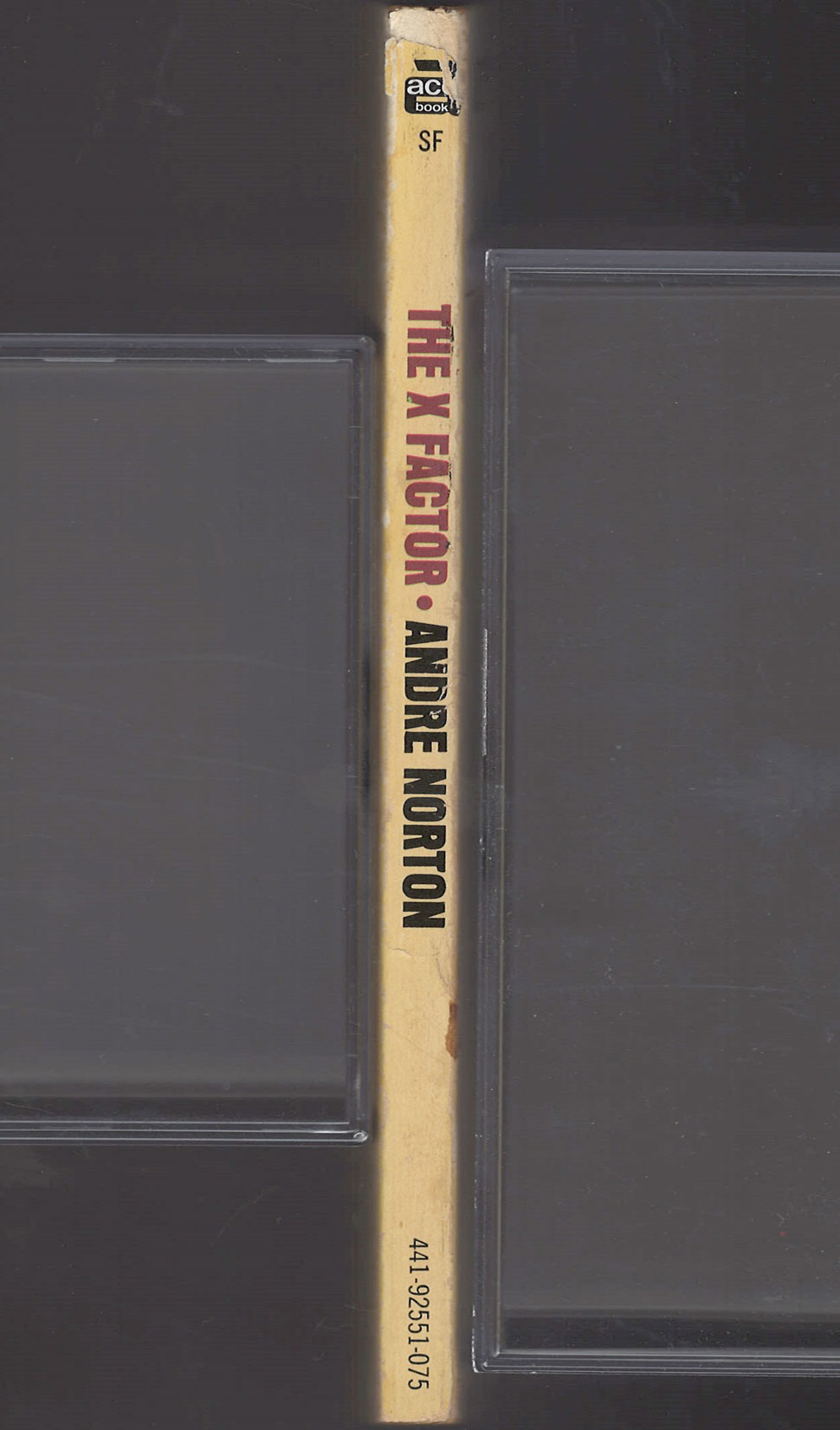 The X Factor by Andre Norton spine